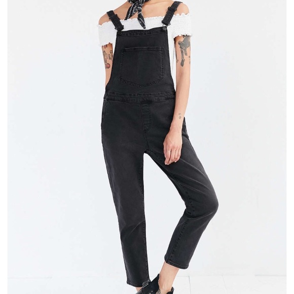 Urban Outfitters Tops - Urban Outfitters Black Denim Overalls